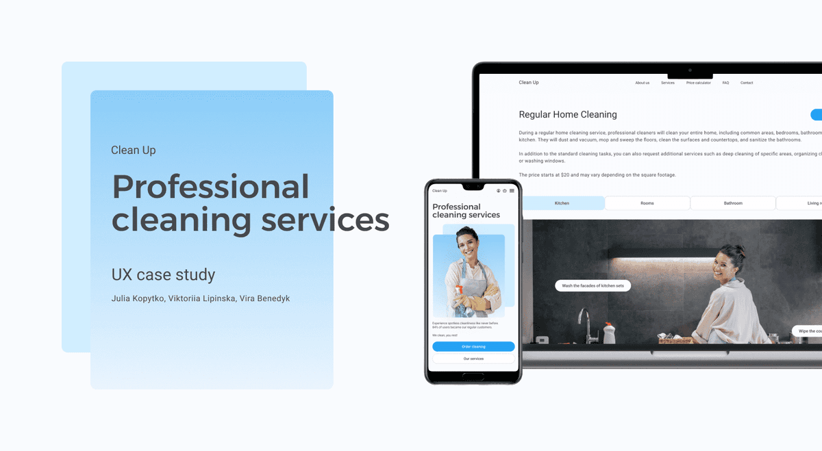 Cleaning service webservice