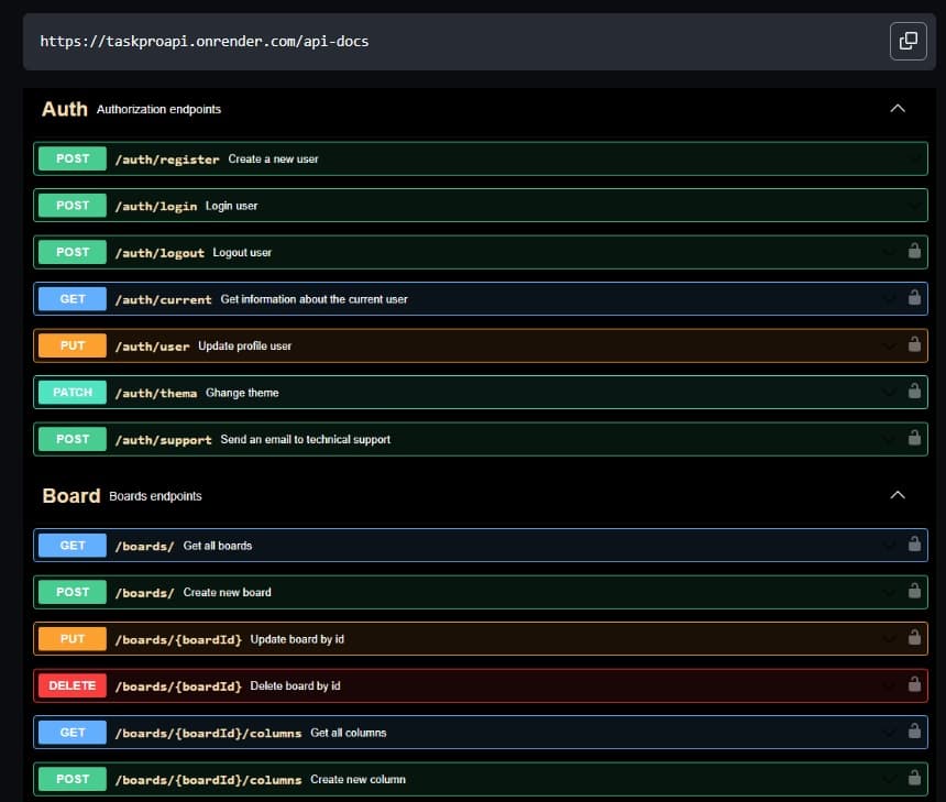 Task Pro REST API